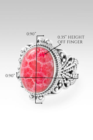Grace Waiting 4 U Ring™ in Red Indonesian Coral - Statement - only found at SARDA™