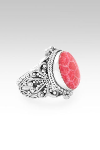 Grace Waiting 4 U Ring™ in Red Indonesian Coral - Statement - only found at SARDA™