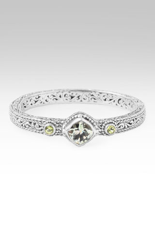 Graceful Presence Bangle™ in Prasiolite & Peridot - Bangle - only found at SARDA™
