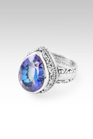 Graceful Presence Ring II™ in Odyssey Universe™ Mystic Quartz - Dinner - only found at SARDA™