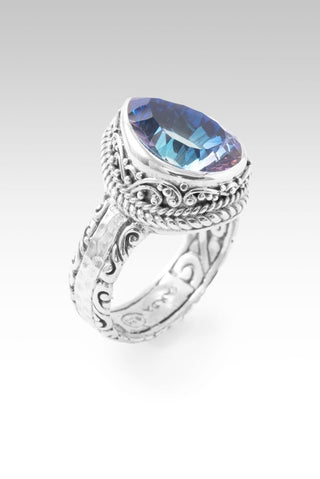 Graceful Presence Ring II™ in Odyssey Universe™ Mystic Quartz - Dinner - only found at SARDA™