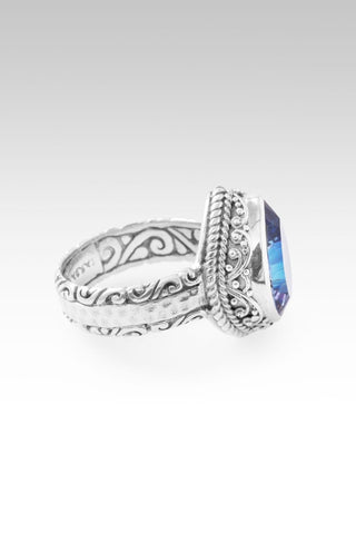 Graceful Presence Ring II™ in Odyssey Universe™ Mystic Quartz - Dinner - only found at SARDA™