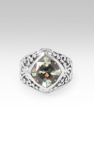 Graceful Presence Ring™ in Prasiolite - Dinner - only found at SARDA™