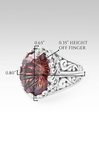 Graceful Strength Ring™ in Hayward's Muse™ Mystic Quartz - Dinner - only found at SARDA™