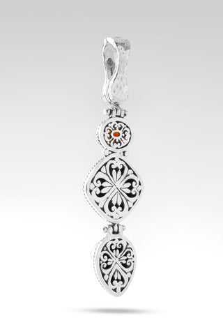Gracious Treasure Pendant™ in Snowflake Obsidian - Magnetic Enhancer Bail - only found at SARDA™