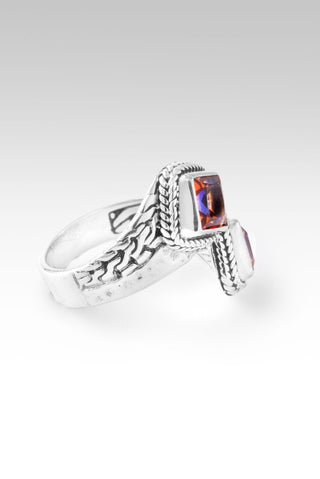 Gratitude's Glow Ring™ in Ardent™ Mystic Topaz - Bypass - only found at SARDA™