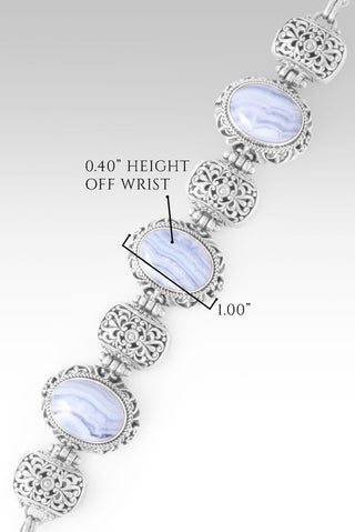 Great is Faithfulness Bracelet™ in Blue Lace Agate - Multi Stone - only found at SARDA™