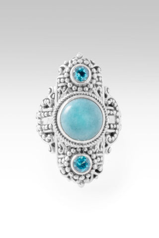 Great Protector Ring™ in Amazonite & Bali Breeze™ Mystic Topaz - Dinner - only found at SARDA™