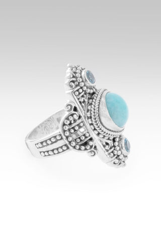 Great Protector Ring™ in Amazonite & Bali Breeze™ Mystic Topaz - Dinner - only found at SARDA™
