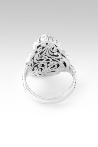 Great Protector Ring™ in Grey Moonstone & Black Spinel - Dinner - only found at SARDA™
