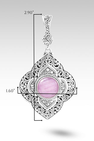Greatest Miracle Pendant™ in Kunzite - Single Stone - only found at SARDA™