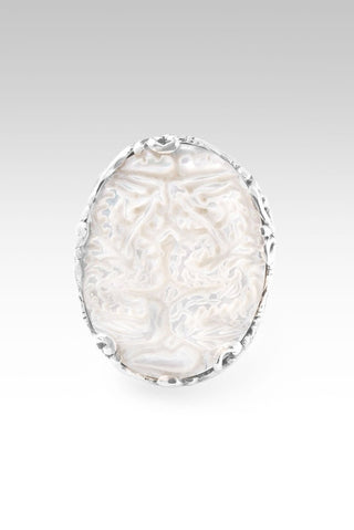 Guardian of Treasures Ring™ in White Mother of Pearl - Statement - only found at SARDA™