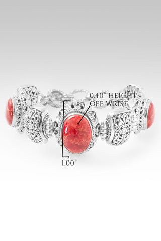 Guiding Hand Bracelet™ in Red Sponge Coral - Multi Stone - only found at SARDA™