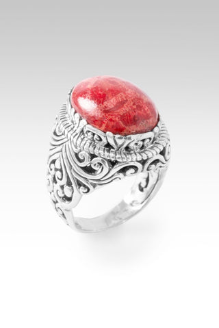 Guiding Hand Ring™ in Red Sponge Coral - Statement - only found at SARDA™