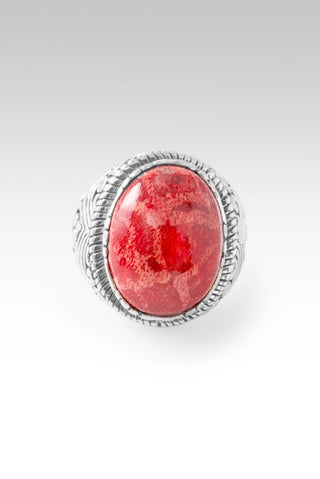 Guiding Hand Ring™ in Red Sponge Coral - Statement - only found at SARDA™