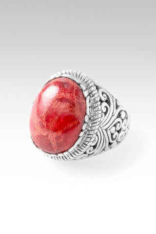 Guiding Hand Ring™ in Red Sponge Coral - Statement - only found at SARDA™