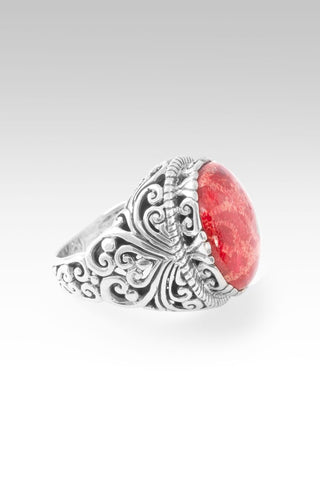 Guiding Hand Ring™ in Red Sponge Coral - Statement - only found at SARDA™