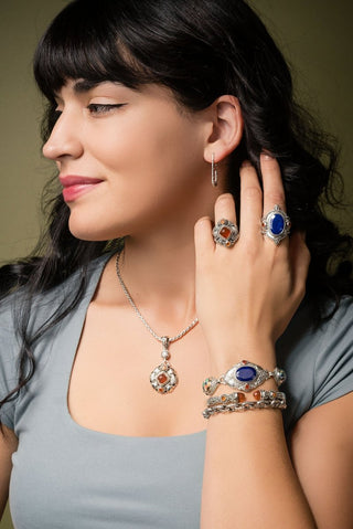 Guiding Light Ring™ in Carnelian - Multi Stone - only found at SARDA™