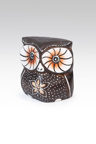 🎁 Hand Carved & Painted Wooden Owl - Brown Multiple Sizes (100% off) - only found at SARDA™