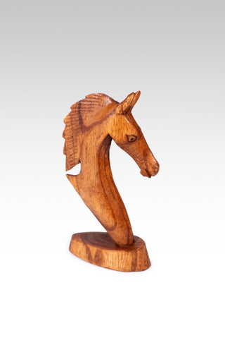 🎁 Hand Carved Wooden Horse Bust - 5.5" Tall (100% off) - only found at SARDA™