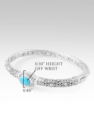 Harmony Bangle™ in Sleeping Beauty Turquoise - Bangle - only found at SARDA™