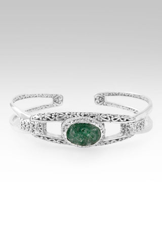 He Calms the Storms Cuff Bracelet™ in Kiwi Quartz - Cuff - only found at SARDA™