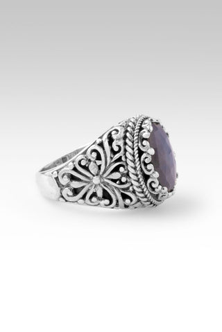 He Comforts Me Ring™ in Blue Grey Sapphire - Dinner - only found at SARDA™