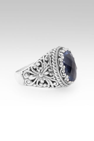 He Comforts Me Ring™ in Blue Violet Fluorite - Dinner - only found at SARDA™