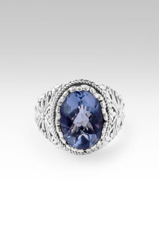 He Comforts Me Ring™ in Blue Violet Fluorite - Dinner - only found at SARDA™