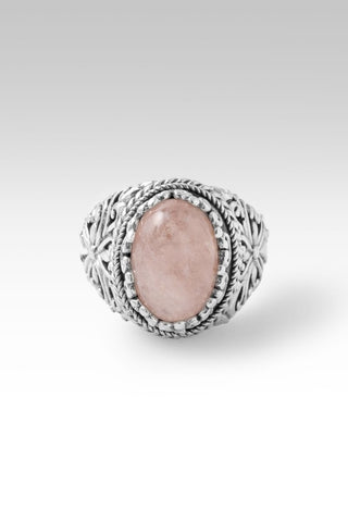 He Comforts Me Ring™ in Cor - De - Rosa Morganite - Dinner - only found at SARDA™