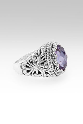 He Comforts Me Ring™ in Lavender Mother of Pearl CZ - Dinner - only found at SARDA™