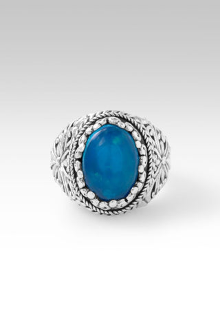 He Comforts Me Ring™ in Paraiba Ethiopian Opal - Dinner - only found at SARDA™