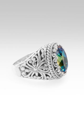He Comforts Me Ring™ in Picasso Green™ Mystic Quartz - Dinner - only found at SARDA™