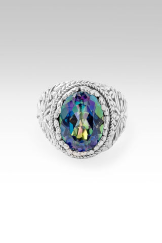 He Comforts Me Ring™ in Picasso Green™ Mystic Quartz - Dinner - only found at SARDA™