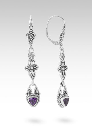 He Deserves the Glory Earrings™ in Amethyst - French Wire - only found at SARDA™
