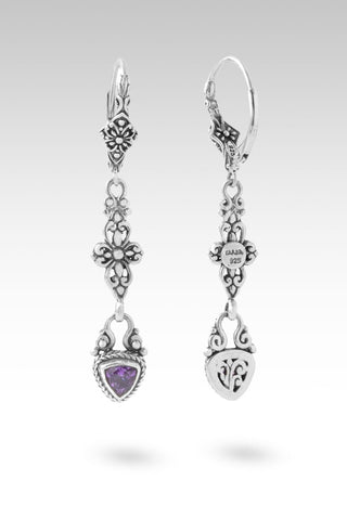 He Deserves the Glory Earrings™ in Amethyst - French Wire - only found at SARDA™