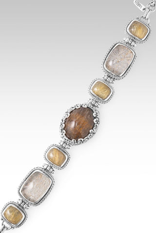 He Doesn't Make Mistakes Bracelet™ in Cacoxenite, Garden Quartz & Gold Rutilated Quartz - Multi Stone - only found at SARDA™
