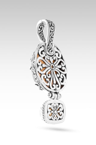 He Doesn't Make Mistakes Pendant™ in Cacoxenite & Gold Rutilated Quartz - Multi Stone - only found at SARDA™