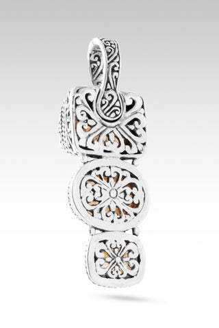 He Doesn't Make Mistakes Pendant™ in Garden Quartz, Cacoxenite & Gold Rutilated Quartz - Multi Stone - only found at SARDA™