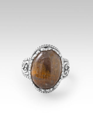 He Doesn't Make Mistakes Ring™ in Cacoxenite - Dinner - only found at SARDA™