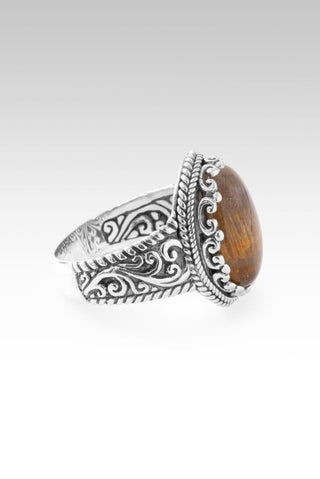 He Doesn't Make Mistakes Ring™ in Cacoxenite - Dinner - only found at SARDA™