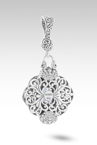 He Fights Our Battles Pendant™ in Blue Violet Fluorite, Tanzanite & Blue Sapphire - Multi Stone - only found at SARDA™