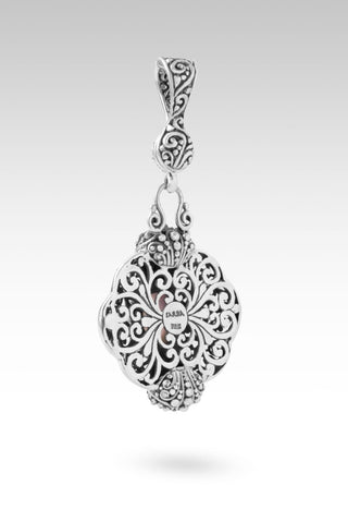 He Fights Our Battles Pendant™ in Lavender Mother of Pearl CZ & Amethyst - Multi Stone - only found at SARDA™
