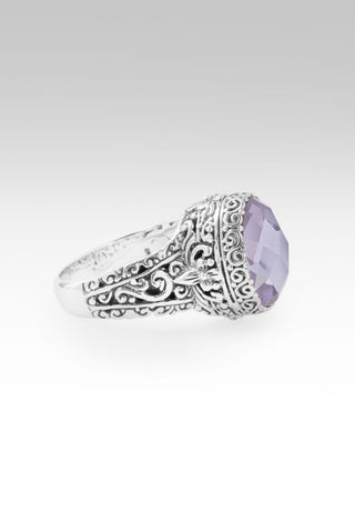 He Gives U Life Ring™ in Lavender Mother of Pearl CZ - Dinner - only found at SARDA™