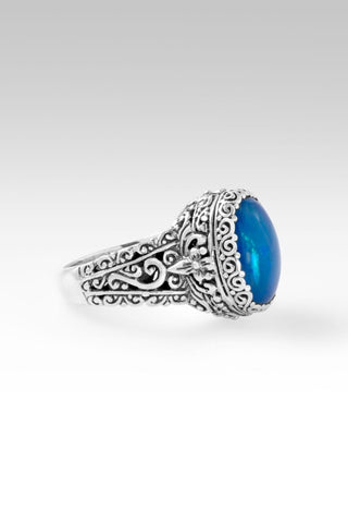 He Gives U Life Ring™ in Paraiba Ethiopian Opal - Dinner - only found at SARDA™
