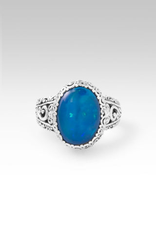 He Gives U Life Ring™ in Paraiba Ethiopian Opal - Dinner - only found at SARDA™