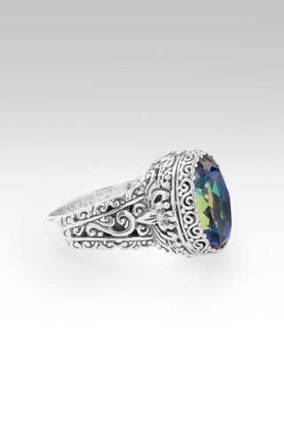 He Gives U Life Ring™ in Picasso Green™ Mystic Quartz - Dinner - only found at SARDA™