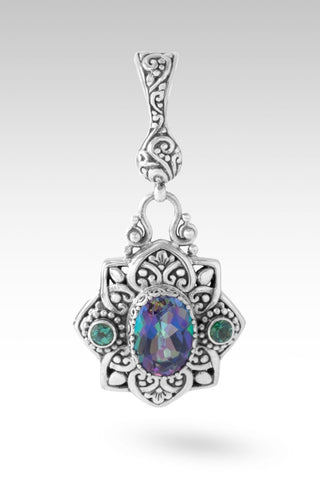 He Has Good Plans Pendant™ in Picasso Green™ Mystic Quartz & Bali Hai™ Mystic Topaz - Multi Stone - only found at SARDA™