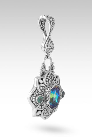 He Has Good Plans Pendant™ in Picasso Green™ Mystic Quartz & Bali Hai™ Mystic Topaz - Multi Stone - only found at SARDA™
