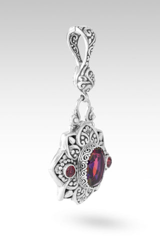 He Has Good Plans Pendant™ in Raspberry Rouge™ Mystic Quartz & Misty Exotica™ Mystic Topaz - Multi Stone - only found at SARDA™